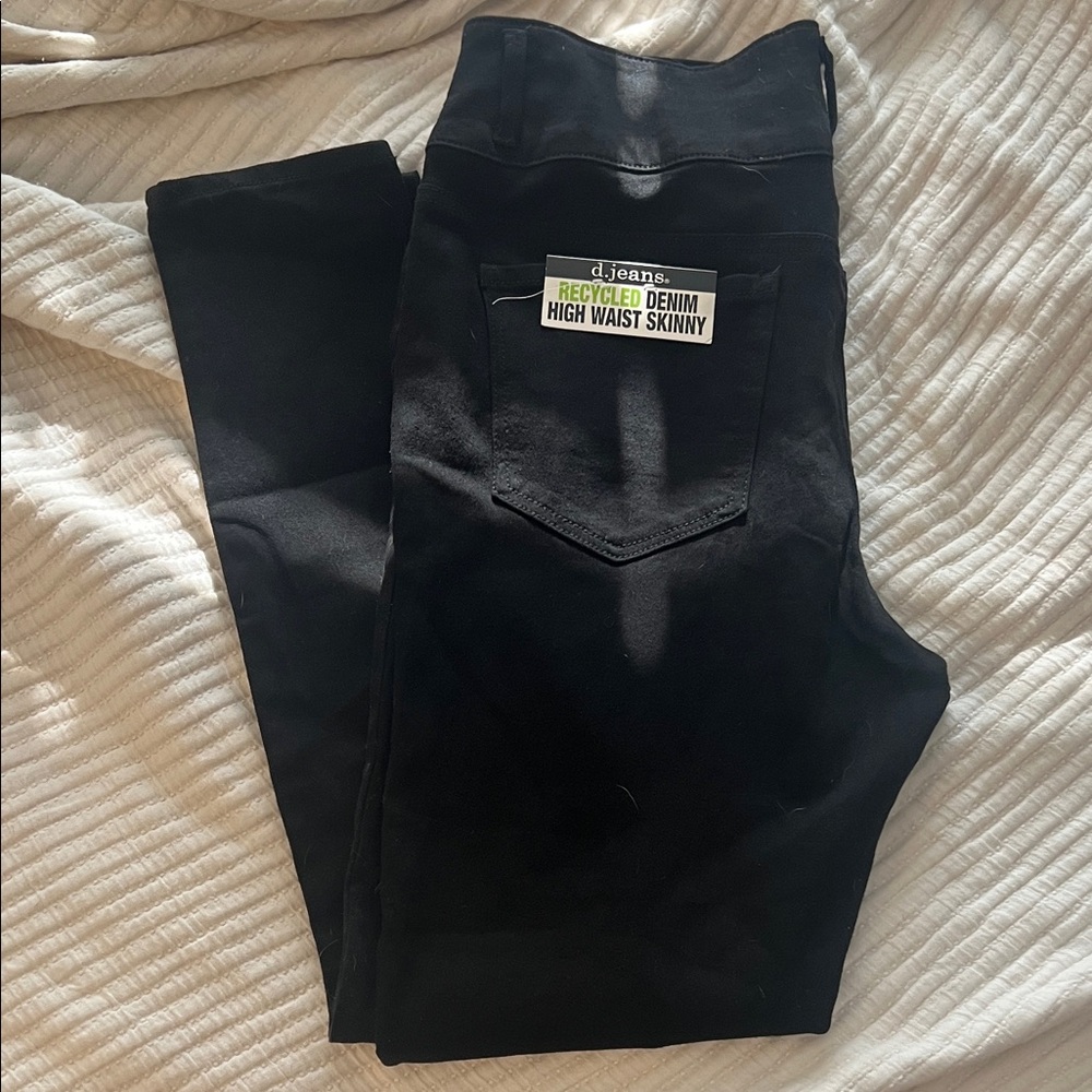 d. jeans High Waist Skinny Black Denim